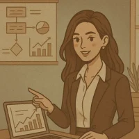 Erzieherin mit Elternmagnet, Elternmarketing, Tipps für Elternbindung, Kinderbetreuung, strategische Elternansprache.