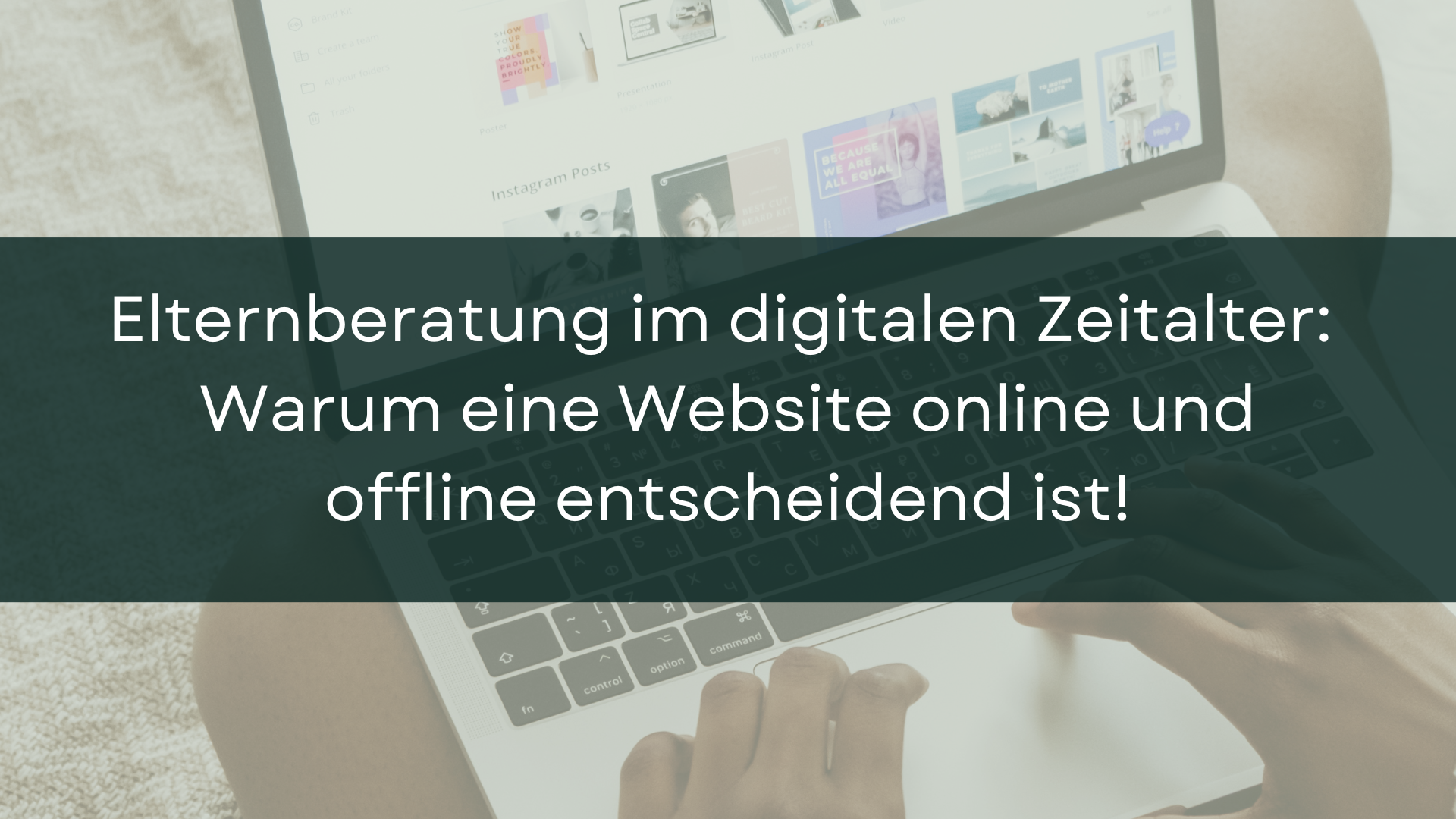 Mehr über den Artikel erfahren Elternberatung im digitalen Zeitalter: Website