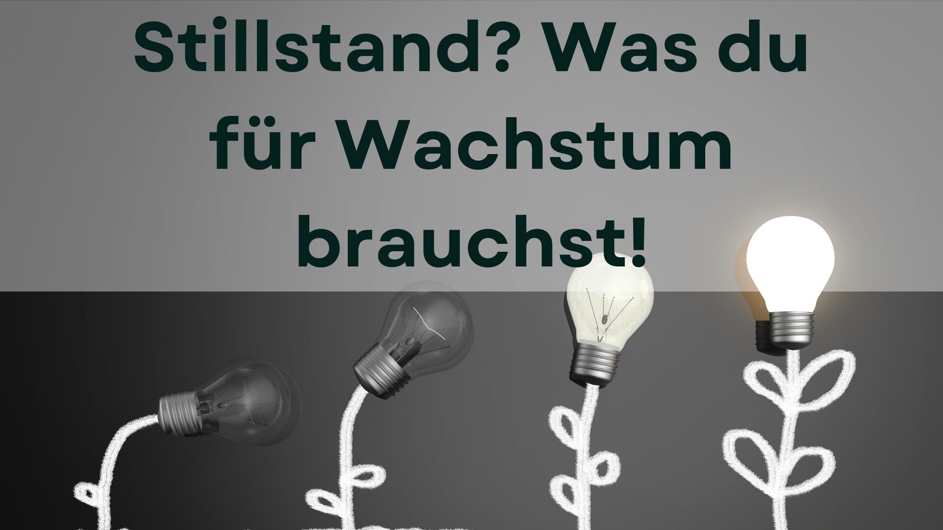 Mehr über den Artikel erfahren Stillstand? Was du für Wachstum brauchst!